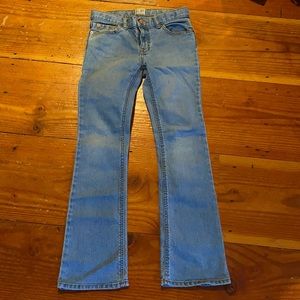 Original Brand Est. 89 Place, 12 bootcut stretch. Excellent condition. Lt. blue